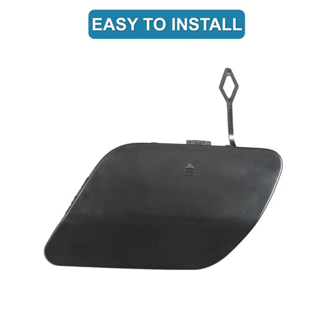 Rear Bumper Tow Hook Cover For Mercedes Benz C Class 2015 2020 C300 C400 Black Plastic Replacement Cap Easy Install Plug
