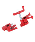 Three Quarter Inch Pipe Clamp Hand Cranked Quick Clamp For Woodworking Vertical Clamping Galvanized Steel Construction Adjustable Length