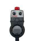 Electronic Hand Wheel Upgrade For Precision CNC Milling And Automation With Pro Grade Build, showing control panel and dial.