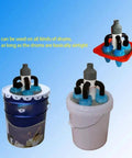 Cyclone Dust Collector for Vacuum Cleaners, mini debris separator on airtight drums for home DIY and wood dust filtration.