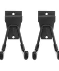 Rock Solid Black Metal Wall Hooks For Bags And Hats With Heavy Duty Mount, durable steel hooks for organizing space.