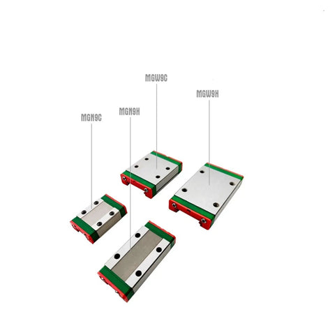 Super Cool High Precision Linear Guide Rail Kit With MGN7C Miniature Slider Block Measuring 360mm For Smooth Motion And Zero Maintenance Setup In Any Custom Build Project Today. image of MGN9C MGN9H MGW9C MGW9H blocks