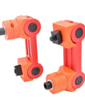 Universal Adjustable Mill Workpiece Stop Positioner Dead Nuts Precise Lathe Milling Locator Tool with red design and adjustable parts