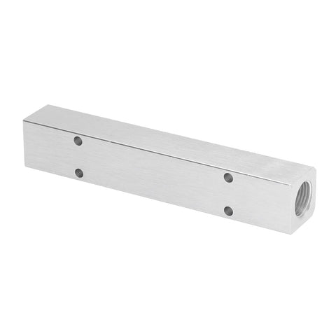Aluminum Compressed Air Manifold Block High Pressure Proof Pneumatic Splitter With Fast Connector For Compressors Pumps And Machines