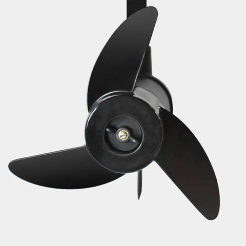 Three Blade Trolling Motor Propeller Replacement for 28Lb 36Lb 46Lb Outboard Motors, 12V 24V, Premium Plastic, Weed Resistant Design, Includes Prop Pin and Nut for Easy Install