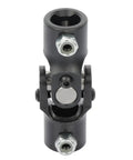 Front view of Three Quarter Inch Steering U Joint 36 Spline To Three Quarter Inch DD Black 96mm Beefed Up Heavy Duty Single Joint