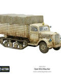 Opel Blitz Maultier WWII Truck 1 56 Scale Tabletop Miniatures Set Plastic Paintable 28mm WWII Soldier Figures Unpainted