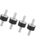 M6 Rubber Mounts For Vibration Dampening In Cars Boats Engines And Pumps 4 Pack Noise Reduction Silent Block Isolators set of four