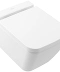 Solid Setup Rectangular Toilet Seat With Slick Soft Close Hinges And Easy Care Duroplast Frame Original Quality Bathroom Essentials Heavy Duty Replacement Lid Stone White viewed from the left side.