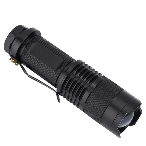 Super Bright Waterproof Bike Front Light With Adjustable Handlebar Clip For Road And Mountain Night Riding In High Low And Flash Modes Durable Aluminum Alloy Body With Rainproof Construction For All Weather