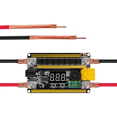 Digital Power Spot Welder Control Board Kit With Dialed In 99 Gears 8V 24V Range Spot Welding Pen For Lithium Battery 0.1 To 0.2mm Nickel Plate