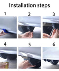 Installation steps for Heavy Duty Abs Rear Bumper Lip Diffuser Spoiler For Tesla Cybertruck 2023 To 2026.