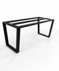 Beefy Heavy Duty Metal Table Frame For Granite Quartz Glass Tops, 660 Lb Capacity, 28 Inch Height, Industrial Style Base