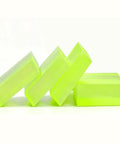 4 Piece 10mm Solid Polyurethane Block Set For CNC Machining And Industrial Engineering Heavy Duty Urethane Square Blocks stacked at an angle.