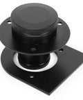 Remote Fuel Tank Filler Neck Straight With Billet Aluminum Gas Cap And Weld On Steel Bracket For 2 Inch Filler Hose Connection Black