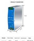 12V DC DIN Rail Power Supply 120W 10A Dual Output Wide 100 To 240VAC Input 12VDC Output Rugged Industrial Grade
