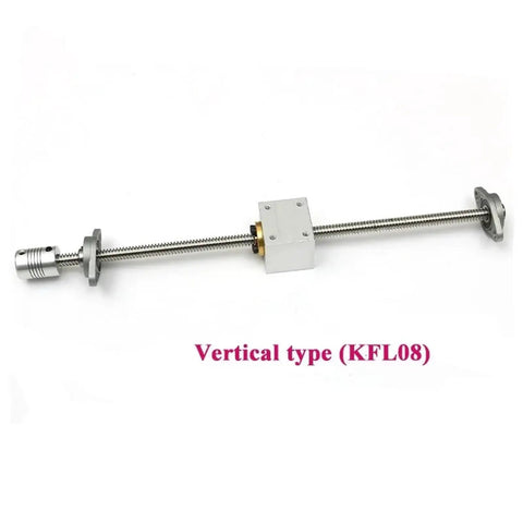 Solid T8 Lead Screw Kit For 3D Printers Vertical Horizontal Upgrade With Precise 2mm Pitch 8mm Rods Trusted Z Axis Drive, vertical type KFL08