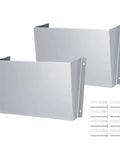Tough As Nails Aluminum Van Storage Rack Wall Mount Organizer 30.5x3.5x18 cm, two-pack with installation hardware