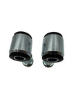Three Quarter Inch Universal Heim Joint Rod End Kit With Chromoly Joints For Panhard And Four Link Suspension Includes Jam Nut Polyurethane Bushings Five Eighth Inch Dom Crush Sleeves Weld In Bungs For One And Quarter Inch Tube Rear Suspension, two chromoly rod ends