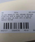 Label on MPL B540K MK22AA Kinetix Servo Motor 460V 5.4KW 19.4Nm 3 Phase 28mm Shaft Built For Action Industrial Grade Motion Control With Beefy Torque, Precision, And Smooth Operation