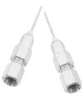 Close-up of Grease Needle Nozzle Kit Two Piece Leakproof Fittings For Precision Lubrication Sealed Bearings Easy Maintenance