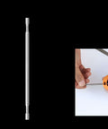 Double Head Sheet Metal Nibbler With LED Illumination Metal Cutter Drill Attachment showing tool components and assembly process