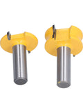 Kick Your Woodworking Up A Notch With This Sweet T Type Router Bit Set, 4 Inch, alloy steel, designed for smooth wood edging.