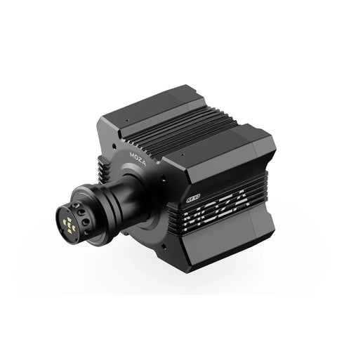 R9 V3 Wheelbase 9 Nm Direct Drive FFB Servo Motor for Serious Sim Racers with visible connector and sleek black design.