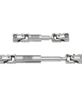 Stainless Steel Center Drive Shafts For FCX24M Defender 1/24 RC Crawler Upgrade with realistic joints and D-shaped connection.