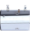 No Sweat 12V Dc Hydraulic Pump Motor Chrome Cw Rotary Fits Fenner SpX Pro Hopper Washout System Prestolite Style Oem W9799C side view with connections.