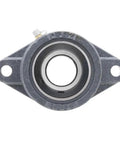 Two Pack Flange Mounted Cast Iron Bearing With 1 3 8 Inch Bore, Two Bolt Flange Style