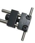 Badass Strength Precision Vise Stop Locators For CNC Milling Machines Quick Setup Heavy Duty Steel Work Holders showing metal stop locators with rods.