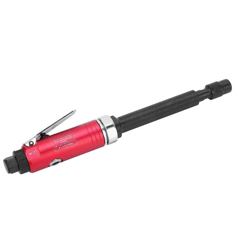Extended Air Die Grinder With Adjustable Speed Control Pumping Twenty Thousand Rpm On An Extended Body for detailed grinding work.
