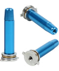 CNC Stainless Steel Spring Guide For AEG Gearbox Version 2 And 3 Blue Drop In Upgrade Beefed Up With Ball Bearing Reducing Spring Friction