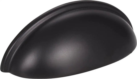 Three Inch Oil Rubbed Bronze Kitchen Cabinet Cup Pull Slick Heavy Duty Drawer Handle For Dressers And Home Furnishings side view