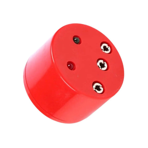 Red Foil Fencing Tester Hand Tool Dope Lightweight Replacement Round Testing Box Built From Durable PP Material Portable Product