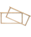 Deep Langstroth Beehive Frames 65 Spikes Deep Brood, Pine Wood With Natural Beeswax Finish, 20 Pack for Beekeeping Enthusiasts and Pros