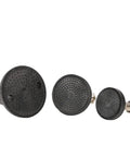No Sweat Adjustable Furniture Levelers 4 Pack Swivel Articulating Feet in three sizes, featuring rubber pads and steel threads.