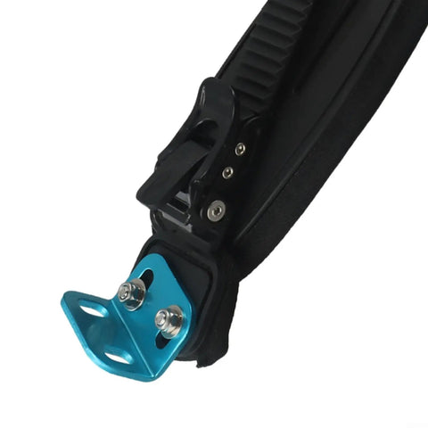Adjustable Foot Strap For Electric Skateboard Ultra Secure Fit For Longboards And Off Road Models Blue Durable Rubber Nylon Belt