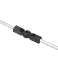 Beefed-Up Carburetor Linkage Lever For 50HP 60HP 70HP Outboard Motors, Corrosion-Resistant Stainless Steel And Plastic, Ergonomic Throttle Lever For Fatigue-Free Operation And Sharper Acceleration, Improves Response And Reduces Power Loss. black linkage lever close-up