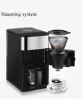 Smooth Operator Bean To Cup Coffee Maker With Built In Grinder Stainless Steel Fully Automatic Programmable Espresso Brewer with steaming system.