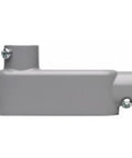 Top Shelf Copper Free Aluminum Series 5 LB35 Conduit Outlet Body For Rigid And Emt Runs Die Cast Set Screw Cover viewed from side