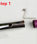 Step 1 setup of 8mm Diameter V Shape Double Hollow Button Kayak Paddle Snap Spring Clip For Tent Poles And Telescopic Tubes