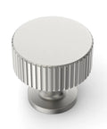 Top Shelf Brushed Satin Nickel Kitchen Cabinet Knobs 6 Pack Slick Drawer Handles For Bathroom Vanities And Dresser Drawers round ridged design knob