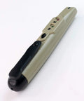 AMY6 Magnetic Tester Blue with easy to use pocket clip and pen style design, showing red and green LED visual alerts for magnetic poles.