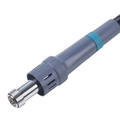Pro Grade Hot Air Rework Station With Digital Display And 1000W Heat Gun Soldering Iron Included Adjustable 100C To 500C nozzle close-up