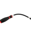 12 Inch 1/4 Inch Drive Flexible Bit Driver with Quick Release Bit Holder and Flex Shaft to Tackle Gnarly Tight Spots and Nail Every Install Without Missing a Beat or Breaking a Sweat, showing curved neck and comfortable grip.