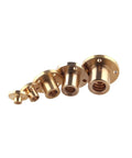 Heavy Duty Brass Type T Lead Screw Nut Trapezoidal Backlash Adjustment T5 T8 T10 T12 T20 in various sizes.