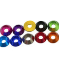 Heavy Duty Aluminum Fender Washers Set Five Pieces Color Aluminum Alloy Cup Head and Cylindrical Head Hardware