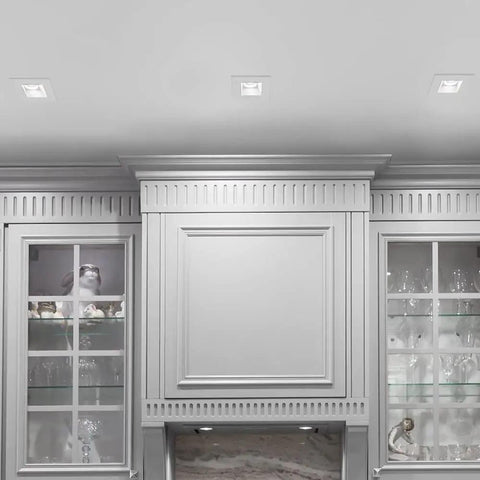 Super Smooth Glow And Seriously Glare Resistant 4 Inch Square Recessed LED Downlight Drops 1200 Lumens Effortless 5 Tone Shifting Minimal Frame Saves Big On Power Bills Clean Look For Any Modern Room Overhaul